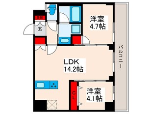 リテラス日暮里の物件間取画像